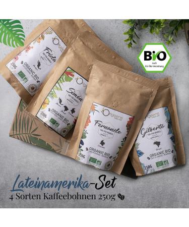 Origens Organic Coffee Beans - Premium 1kg Arabica Whole Bean Set (4x250g) | Traditional Roasting for Exceptional Flavor - Buy Online on GoSupps.com