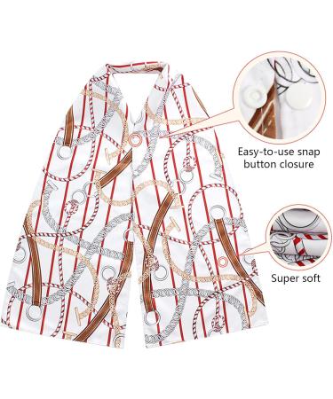 HACLEN Adult Bib Dining Scarf for Elderly Women 2 Pieces Adultbibs Fashionable Food Clothing Protector Reusable 1 - Buy Online on GoSupps.com