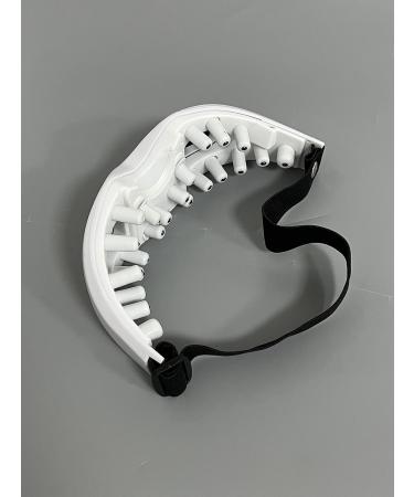 Kisffune Headworn Eyes Massage Apparatus with Visual Window and Adjustable Belt - 22 Silicone Nodes for Multifunctional Eye Massage - Buy Online on GoSupps.com