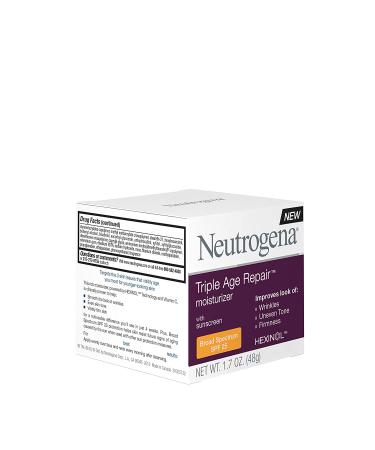 Neutrogena Triple Age Repair Anti-Aging Moisturizer with SPF 25, Vitamin C, Shea Butter - 1.7 oz - Buy Online on GoSupps.com