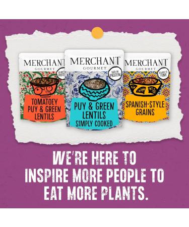 Merchant Gourmet New Vegan Italian Infused Cereals Pack of 6 x 250g Readytouse Pouches - Buy Online on GoSupps.com