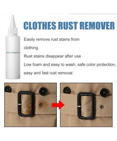 Fabric Rust Stain Remover Fabric Rust Remover Stain Remover for Clothes Fabric Strong Clothes Rust Remover Clothes Oil Stains Remover Clothing Cleansing Rust Agent Rust Stain Removel 100ml - Buy Online on GoSupps.com