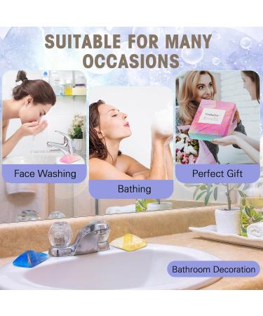 Shop Loopeer 6-Piece Fragrant Gemstone Soap Bars | Moisturizing 5 oz Decorative Soaps for Kids & Adults | Perfect Gift Idea 6 Unique Scents - Buy Online on GoSupps.com
