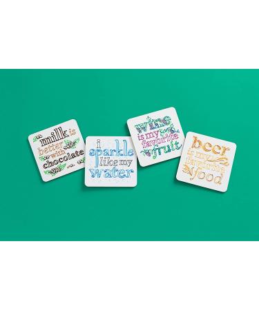 Cricut Square Coaster Blank with Cork Backing - White Infusible Ink - Buy Online on GoSupps.com