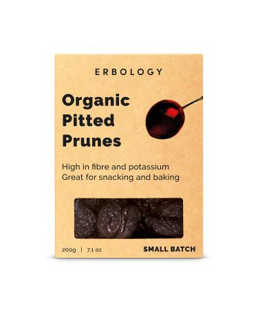 100% Organic Pitted Prunes 7.1 oz - Gut Nourishing - Sustainably Straight from Farm in Europe - Non-GMO - No Additives or Preservatives - Recyclable Packaging 7.1 Ounce (Pack of 1)