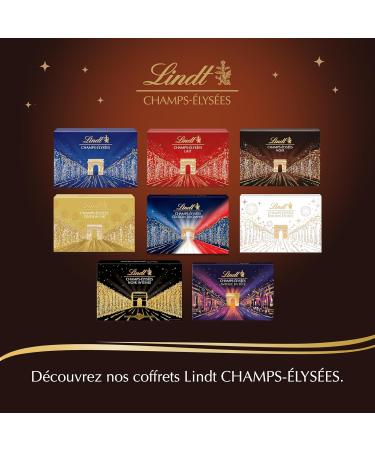 Lindt - CHAMPS- LYS ES Noir Box - Assortment of Dark Chocolates - Pralines Crispy and Smooth - Ideal for Christmas 470g - Buy Online on GoSupps.com