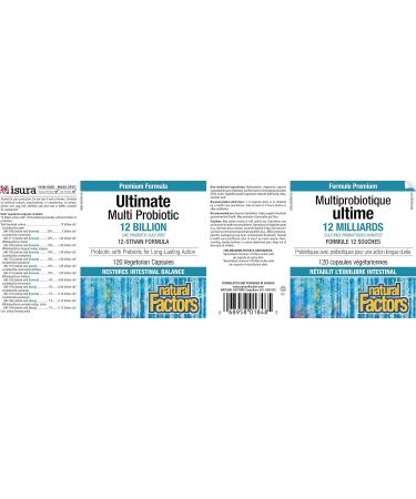 Natural Factors - Probiotic Ultimate Multi - 120 Vegetarian Capsules - Buy Online on GoSupps.com
