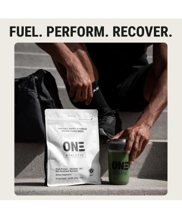 ON3 Athletic Protein Greens Supplement with chlorella eleuthero and MCT Powder (30 Servings Herbal) Herbal 1.13 Pound (Pack of 1) - Buy Online on GoSupps.com