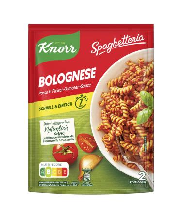Knorr Spaghetteria pasta ready meal Bolognese delicious pasta dish ready in 7 minutes 10x 160 g - Buy Online on GoSupps.com