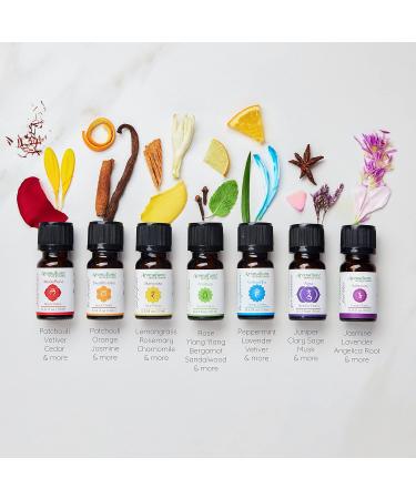 7 Chakra Essential Oil Diffuser Blend Gift Set | Aromafume 10ml | Aromatherapy Oils for Meditation Chakra Balance | Yoga & Reiki Gifts | Perfect Essential Oil Set for Chakra Healing - Buy Online on GoSupps.com