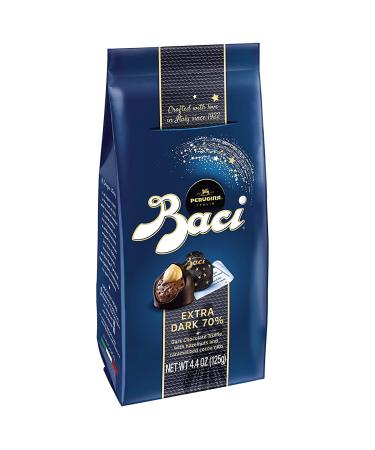 Baci Perugina Extra Dark 70% Chocolate Truffles 4.4oz Bag - Pack of 4 - Buy Online on GoSupps.com