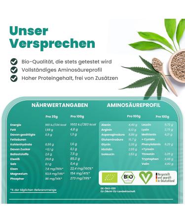 Ultimate Protein 100% Bio Vegan - 1kg Organic Plant-Based Protein Powder | 85% Protein All Essential Amino Acids | Soy-Free Sweetener-Free Vegan Protein from Rice Peas & Hemp - Buy Online on GoSupps.com