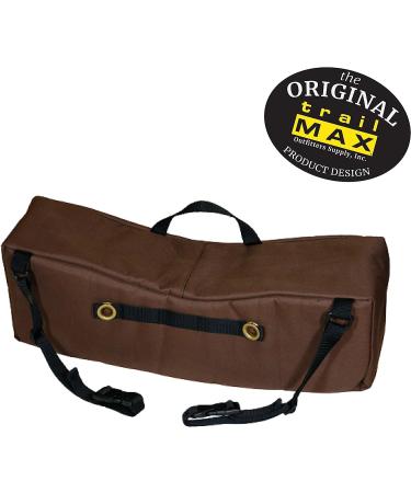 TrailMax Daytripper Double-Stitched 600-D Polyester Saddlebag | Black | Trail Riding Saddle Bag with Sewn-in Liners - Buy Online on GoSupps.com