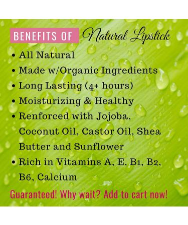 Fifth & Skin Botanical Lipstick (JICAMA) - Natural, Organic, Cruelty-Free, Paraben-Free, Petroleum-Free, Moisturizing Lip Color - Buy Online on GoSupps.com