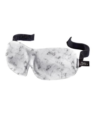 Bucky 40 Blinks No Pressure Printed Eye Mask for Travel & Sleep  Marble  One Size Marble 1 Count (Pack of 1)