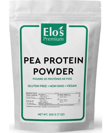 Pea Protein Powder (200g) by Elo's Premium| 100% Food Grade Organic Pea Protein Powder | Packaged in Canada| Pure & Non-GMO | Excellent Source of Protein Iron Amino Acids and More - Buy Online on GoSupps.com