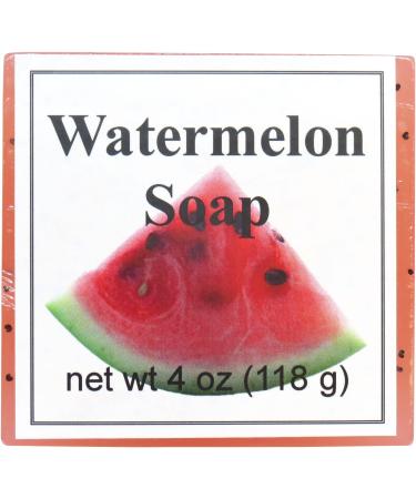 Watermelon Glycerin Soap by Eclectic Lady 4 oz Bar