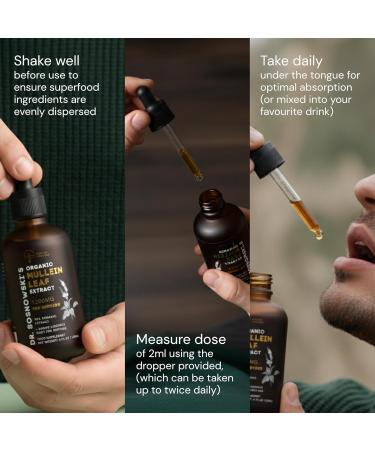 Dr Sosnowski's Mullein Drops for Lungs 120ml | 1200mg High Strength Mullein Leaf Extract with 600mg Licorice Root for Daily Routine Flavonoid Support Saponin Balance | 2 Months Supply - Buy Online on GoSupps.com