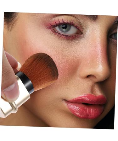 Angoily Makeup Cosmetics Brush Powder Brush Travel Wallet Fashion 2.7*2.7cm Golden - Buy Online on GoSupps.com