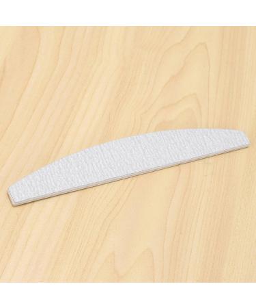 Obahdirry Nail Files D Shape Double Sided Gray White 10 Pieces - Buy Online on GoSupps.com