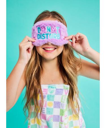 Shop iscream Bold Brights Satin-Lined Silky Fur Sleep Mask for Girls - Stylish 'Do Not Disturb' Design | Perfect Gift for Sleep Enthusiasts - Buy Online on GoSupps.com