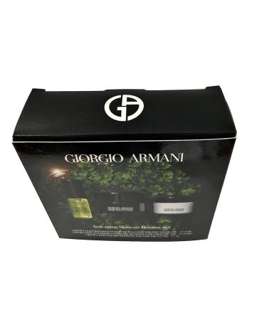 GIORGIO ARMANI ANTI AGING SKINCARE ROUTINE SET - REVIVING CREAM 3 PCS - Buy Online on GoSupps.com
