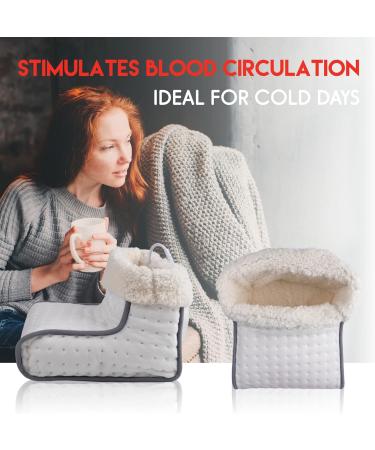 Alpina 2-in-1 Foot Warmer & Heating Ceiling Temperature Control for Improved Blood Circulation & Relaxation | 180 x 130 cm - Buy Online on GoSupps.com
