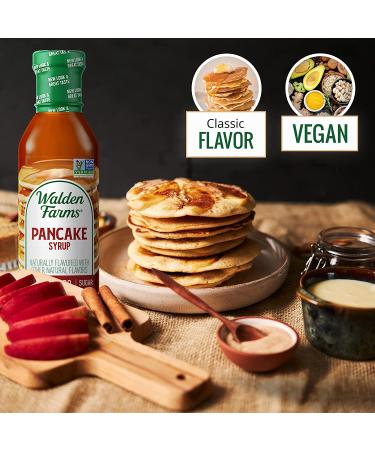 Walden Farms Pancake Syrup 12 oz (Pack of 6) - Zero Fat & Sugar, Low Calorie Sweet Syrup for Pancakes, Waffles, Desserts & More - 12 Fl Oz (Pack of 6) - Buy Online on GoSupps.com