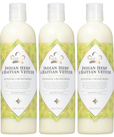Nubian Heritage Indian Hemp Body Wash Indian Hemp 13 OZ (Pack of 3) - Buy Online on GoSupps.com