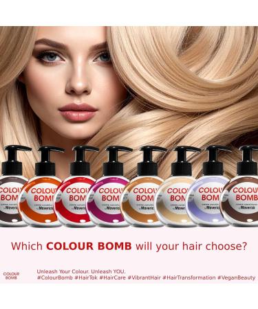 Colour Bomb - Apr s-shampoing colorant 250 ml brillance et clat intenses lissant et nourrissant sans m lange v gan sans ammoniaque ni peroxyde (Havana) - Buy Online on GoSupps.com