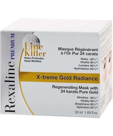 Rexaline Premium X-treme Gold Radiance Regenerating Mask With Pure Gold 50ml Scented - Buy Online on GoSupps.com