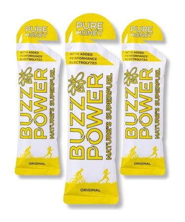 Buzz Power Natural Energy Gel | 25 g Glucose & Fructose Carbohydrate from Pure Organic Honey with Sports Electrolytes | Best for Exercise Performance Endurance Sports & Outdoor Activities (3)
