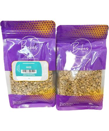 GUJI ETHIOPIAN GREEN COFFEE BEANS || HOME & BUSINESS ROASTING || 500G - Buy Online on GoSupps.com
