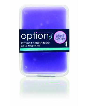 Hive Options Low Melt Lavender Paraffin Block Moisturising and Relaxing 450g