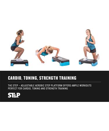 Adjustable Aerobic Step Platform for Cardio & Strength Training - 2 Heights - SM Platform - Buy Online on GoSupps.com