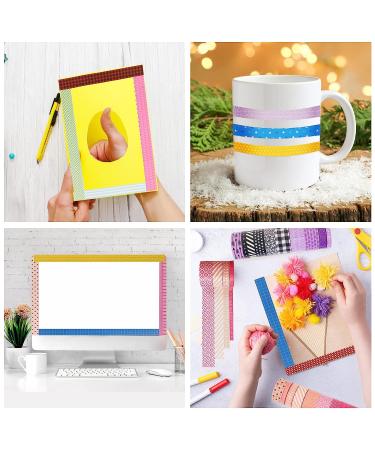 50 Rolls Washi Tape Set - Pink Decorative Adhesive Tape for Scrapbooking, Arts, Crafts, Journals, Planners - 250yd Total - 5yd per Roll - Buy Online on GoSupps.com