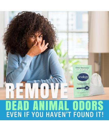 SMELLEZE Dead Animal Odor Eliminator for Strong Odor Removal - Eliminate Dead Rodent & Wildlife Smell - Safe Indoor & Outdoor Use Natural Odor Remover Fresh & Effective - 1 Pouch. - Buy Online on GoSupps.com
