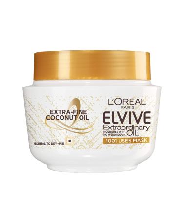 L'Or al Elvive Extraordinary Oil Coconut Hair Mask Leave-in Conditioner for Normal to Dry Hair 300ml