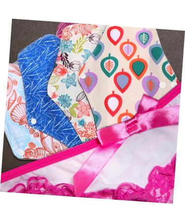 8 Pack Washable Menstrual Pads - Reusable Cloth Period Pads for Women - Portable Feminine Supplies - Buy Online on GoSupps.com