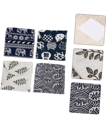 Healifty 4pcs Makeup Linen Bag Set for Aunt's Towels & Travel Organization - Coin Holder, Pad Pouch, Money Purse - Small Change Bags - Buy Online on GoSupps.com