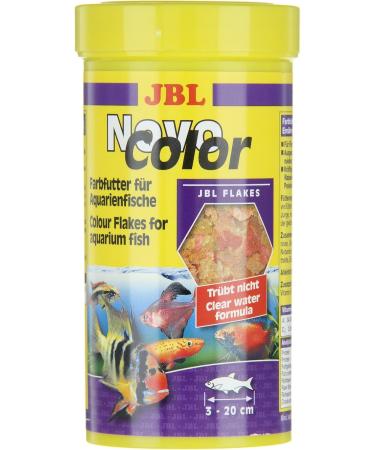 JBL NovoColor 30157 - Complete Food for Colorful Aquarium Fish | 250ml Flakes | Premium Fish Food Online - Buy Online on GoSupps.com