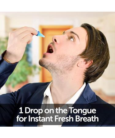 Ice Drops | Flavored Breath Drops - Instant Fresh Breath Sugar Free Fat Free - 3.2mL Droppers - 50 count Display (IcyMint) - Buy Online on GoSupps.com