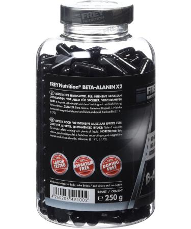 Frey Nutrition Beta-Alanine X2 - 250g | Premium Pre-Workout Supplement for Enhanced Performance & Endurance - Buy Online on GoSupps.com