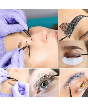 PERMANIA 12pcs Lash Brush Set - Micro Brushes for Eyelash & Eyebrow Perming Treatments - Perfect for Lash Filler & Brow Care - Buy Online on GoSupps.com
