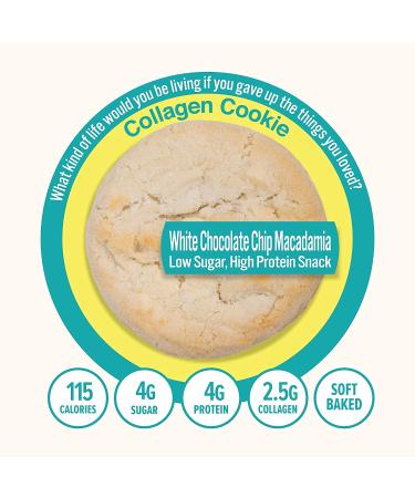 321glo Collagen Protein Cookies Variety Pack - Soft-Baked, Low Carb & Keto Friendly Treats for Women, Men, Kids - 1.69 oz (Pack of 6) - Buy Online on GoSupps.com