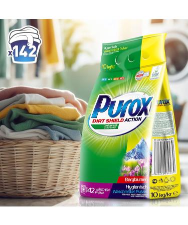 PUROX UNIVERSAL Washing Powder (142 Washes) for Colored and White Textiles 10 kg Bag - Buy Online on GoSupps.com