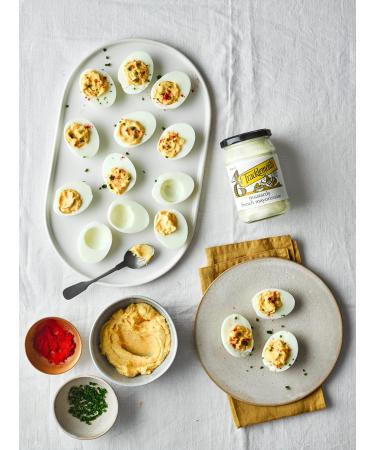 Tracklements Rich Mayonnaise - Versatile Condiment for Sarnies, Salads, and Dips | Gluten-Free, Vegetarian-Friendly | 245g Jar - Buy Online on GoSupps.com