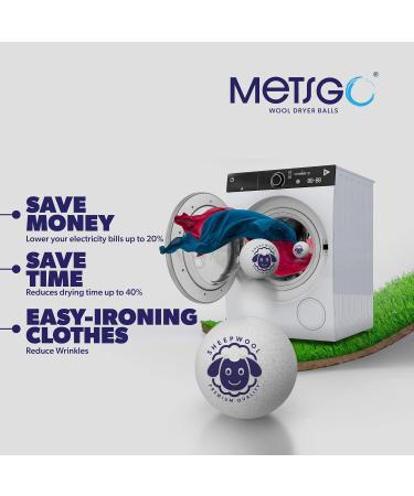 100% Organic Wool Dryer Balls - Natural Laundry Lint Collector & Wrinkle Reducer - Antistatic Eco-Friendly Dryer Balls - Buy Online on GoSupps.com