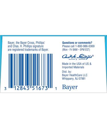 Phillips' Laxative Caplets - 24 Count Box - 500mg Strength Magnesium-McK - Buy Online on GoSupps.com
