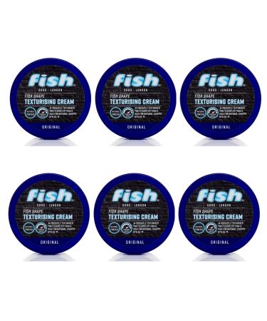 Fish Volume Texturising Cream 100ml x6 Texturising Hair Cream x6 Original Hair Cream